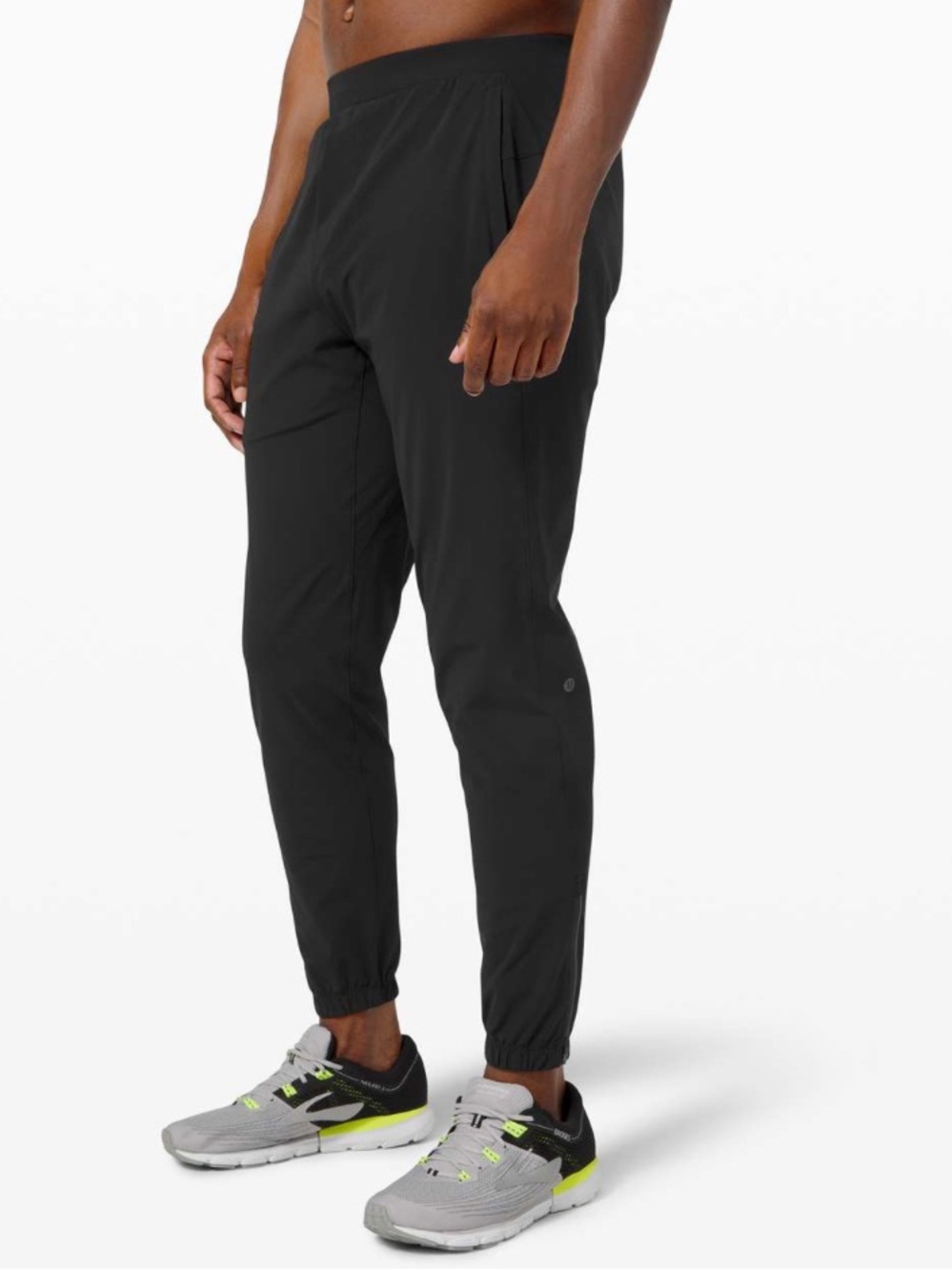 Lululemon Surge Jogger 29 Mens Size XL Black M5956S Running Pants Ankle Zip